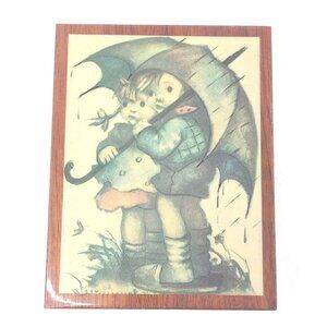 House of Goebel Wooden Jewelry Music Box,  Made In Italy M I Hummel Nice Inlay